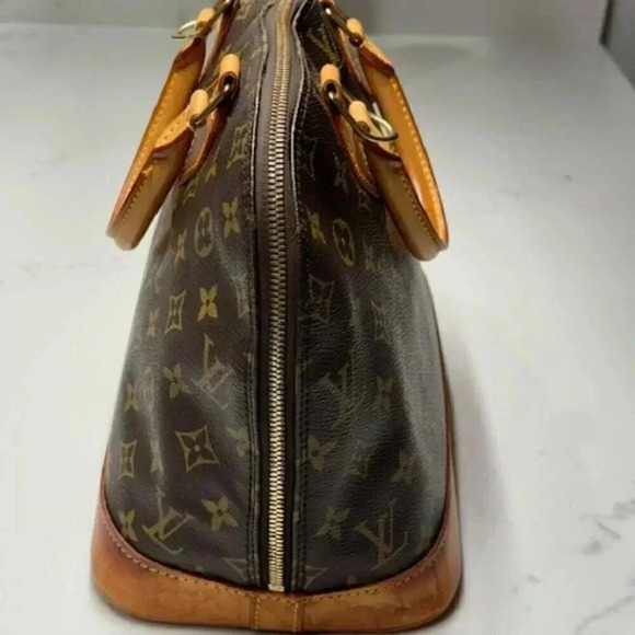 Vintage LOUIS VUITTON Monogram Alma PM Handbag Satchel Tote Bag LV EUC + COA - Picture 4 of 16